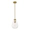 Z-Lite Ayra 1 Light Pendant, Olde Brass & Clear 488P8-OBR - alternate 4